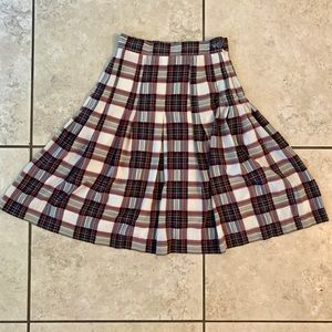 ModCloth Plaid Schoolteacher Skirt